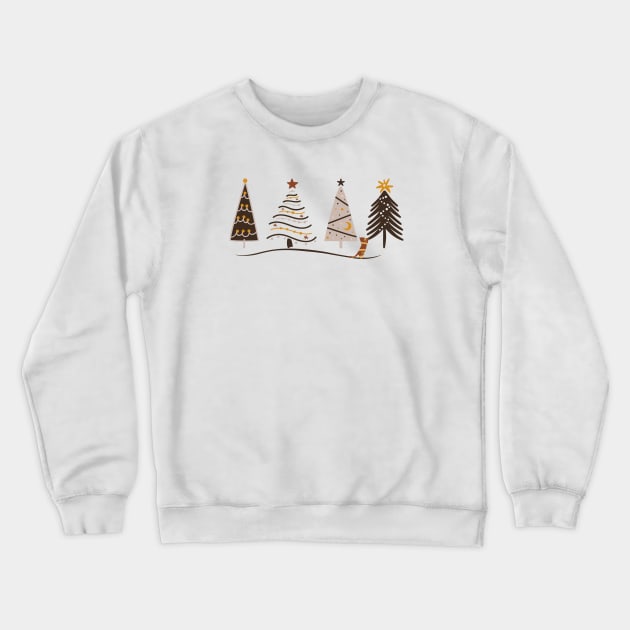 Merry Catmas under the Christmas tree Crewneck Sweatshirt by Catmaleon Design